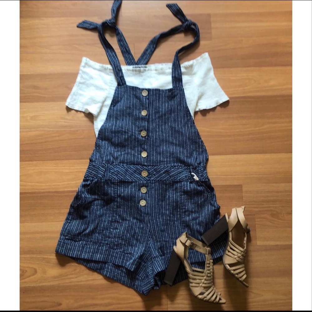 NWT vintage Havana shorts overalls